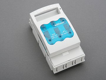 Wohner NH Sigorta Yük Ayırıcı 00 boy 160 A, Bara Montajlı, üst