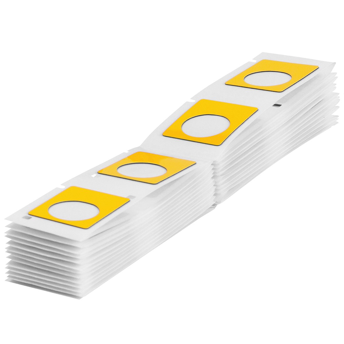 M71EP-5-7593 YL Sarı Buton Etiketi