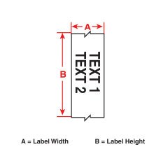Brady M21-250-595-WT İç ve Dış Mekân Vinil Etiket