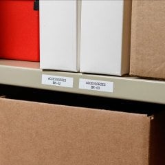 M21-375-595-WT Beyaz Sürekli Etiket