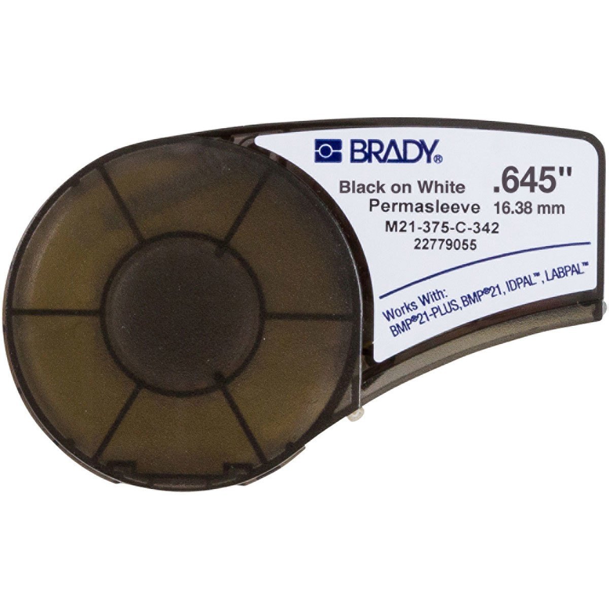 M21-375-C-342 Isı İle Daralan Beyaz Makaron Etiket