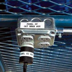 M71C-1000-595WT Beyaz Sürekli Etiket