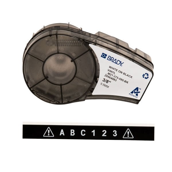 Brady M21-375-595-BK Vinil Etiket Siyah