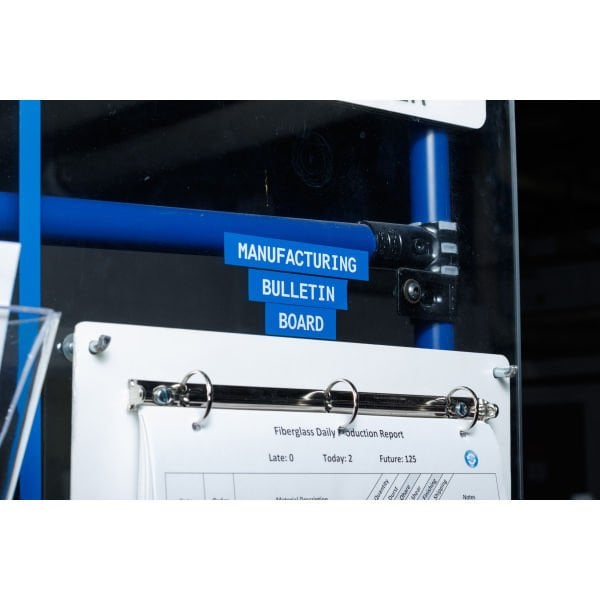 Brady M21-375-595-BL Vinil Etiket Mavi