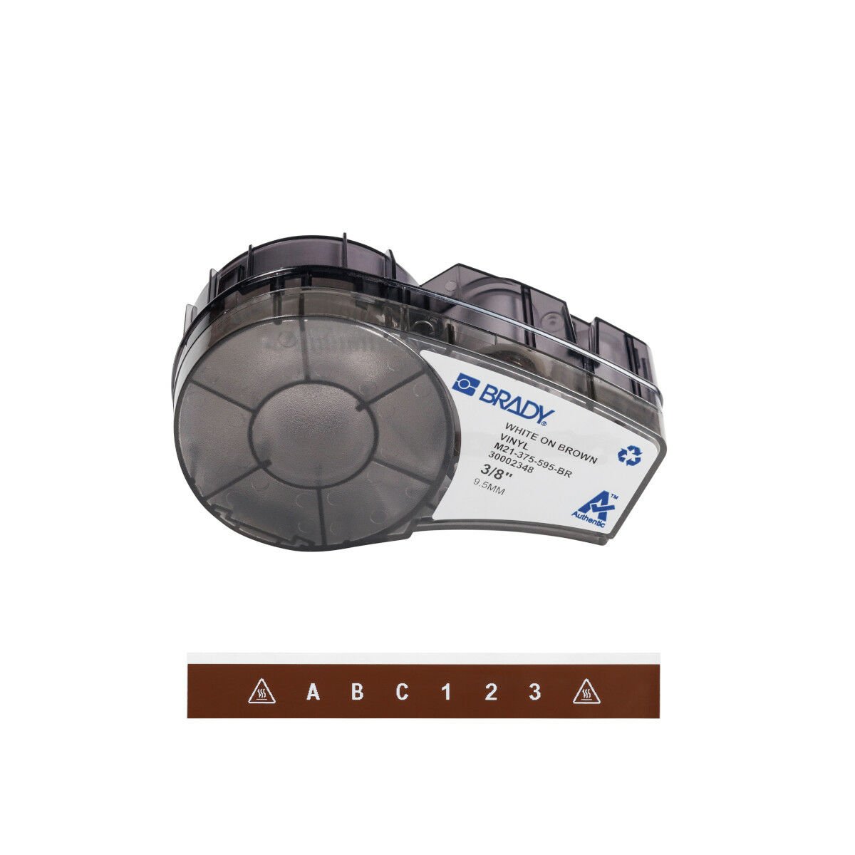 Brady M21-375-595-BR Vinil Etiket Kahverengi