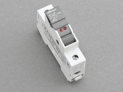 LED'li silindirik sigorta yuvası 1P 32A / 10x38