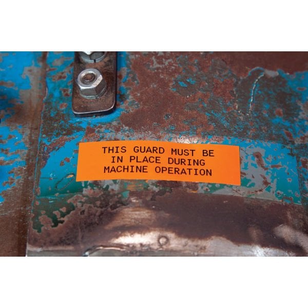 Brady M21-375-595 Vinil Etiket Turuncu