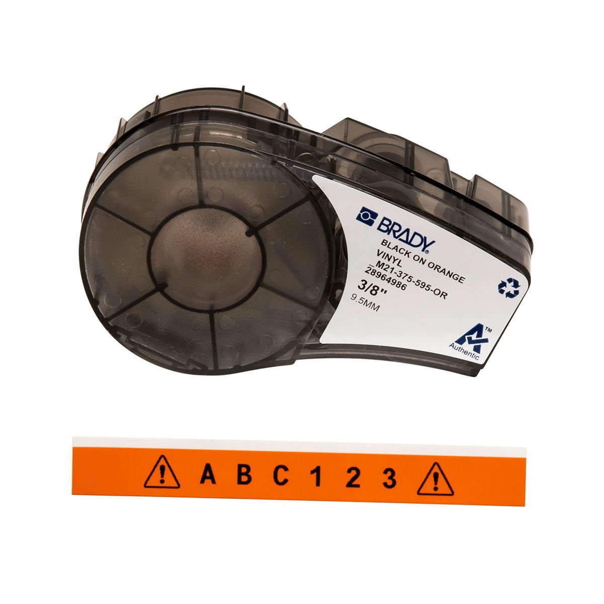 Brady M21-375-595 Vinil Etiket Turuncu