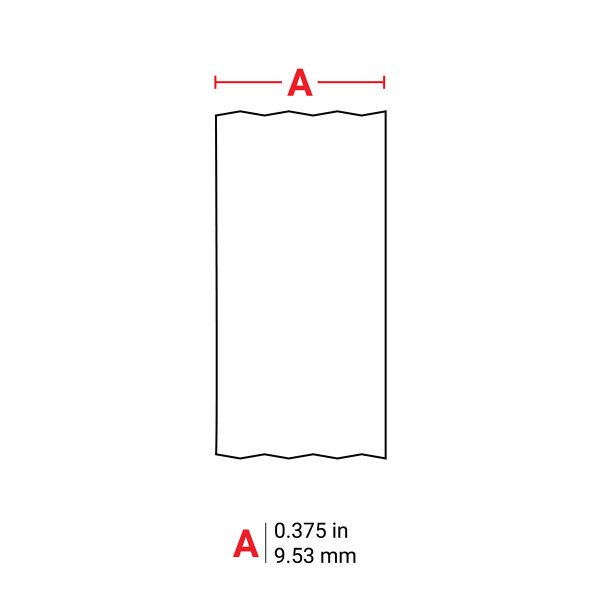 M21-375-595-YL İçDış Mekan Vinil Etiket 9,53mmx6,40mt Sarı