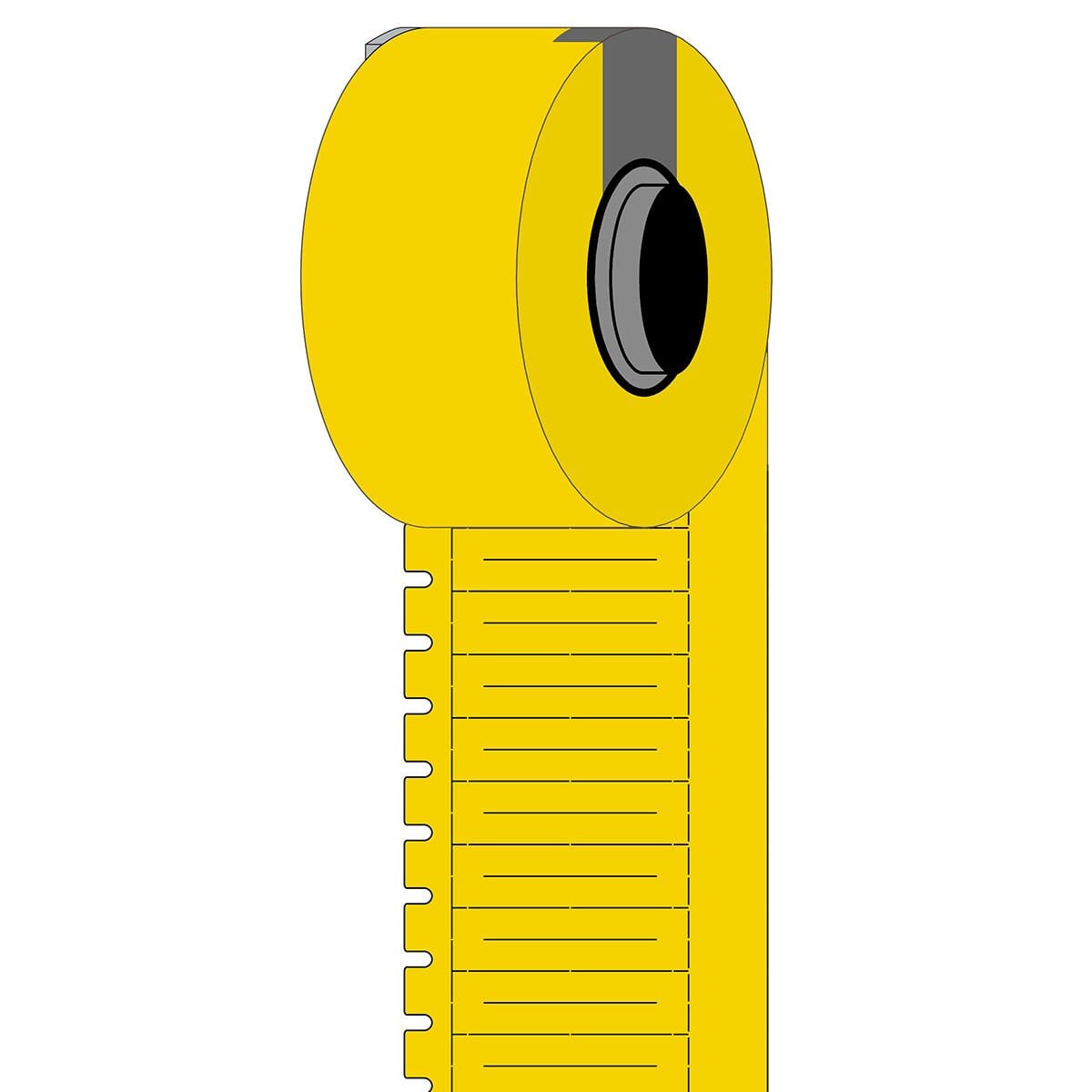 Brady PTDSU-30-7597YL DuraSleeve Kablo Etiketi
