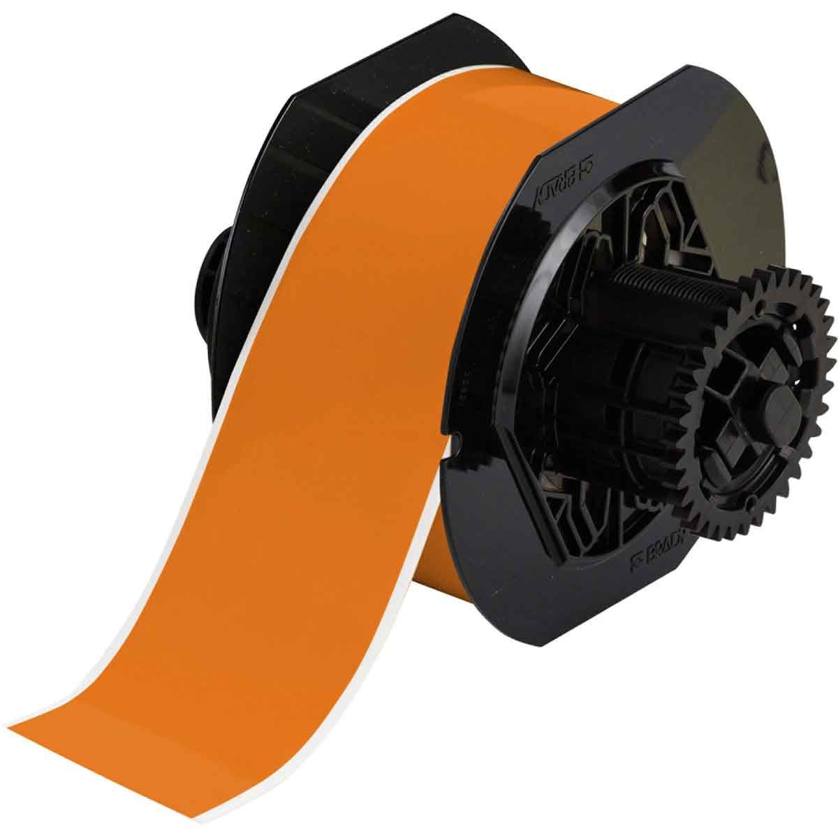 Brady B30C-2250-595OR Turuncu Vinil Etiket