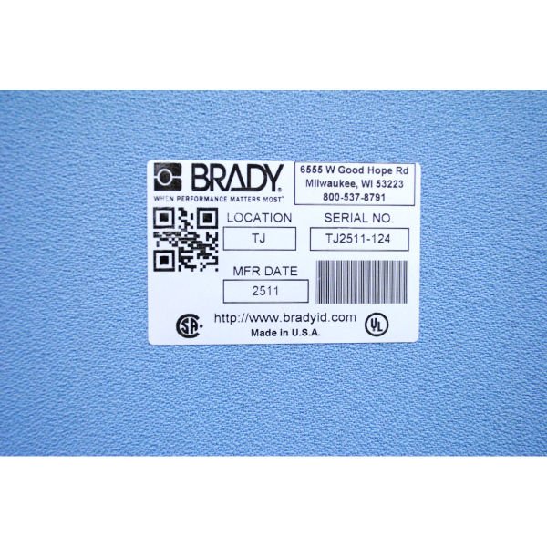 Brady THT-19-434-1 Genel Amaçlı Metalize Polyester Etiket
