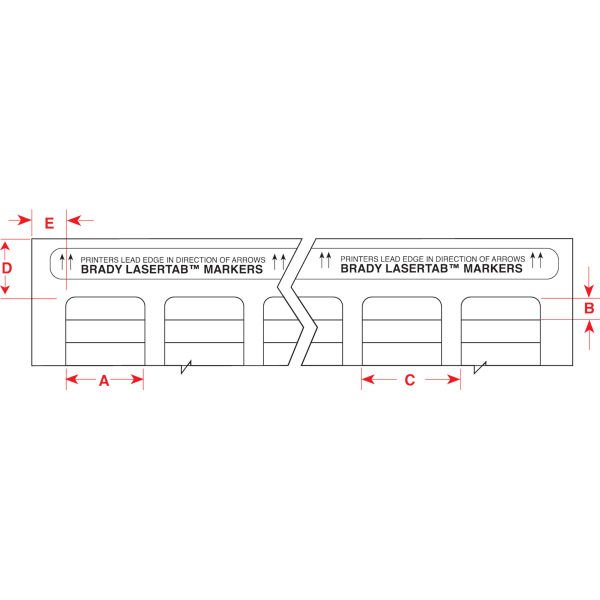 Brady LAT-47-707-10 Lazer Etiket