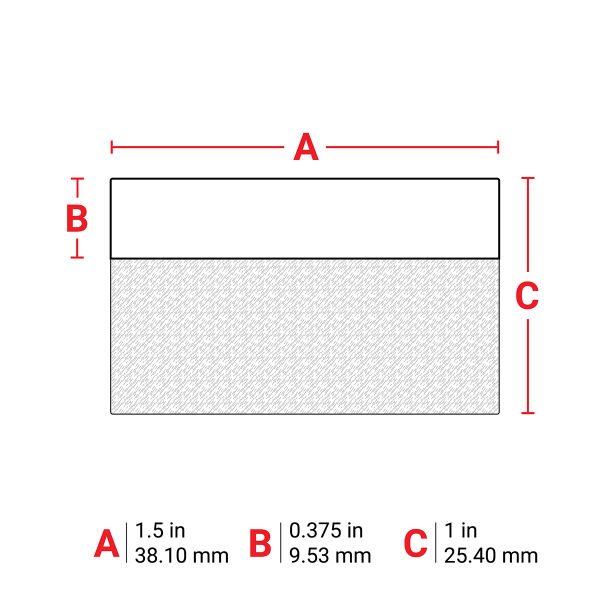 Brady M71-104-427 38,10mm-25,40mm