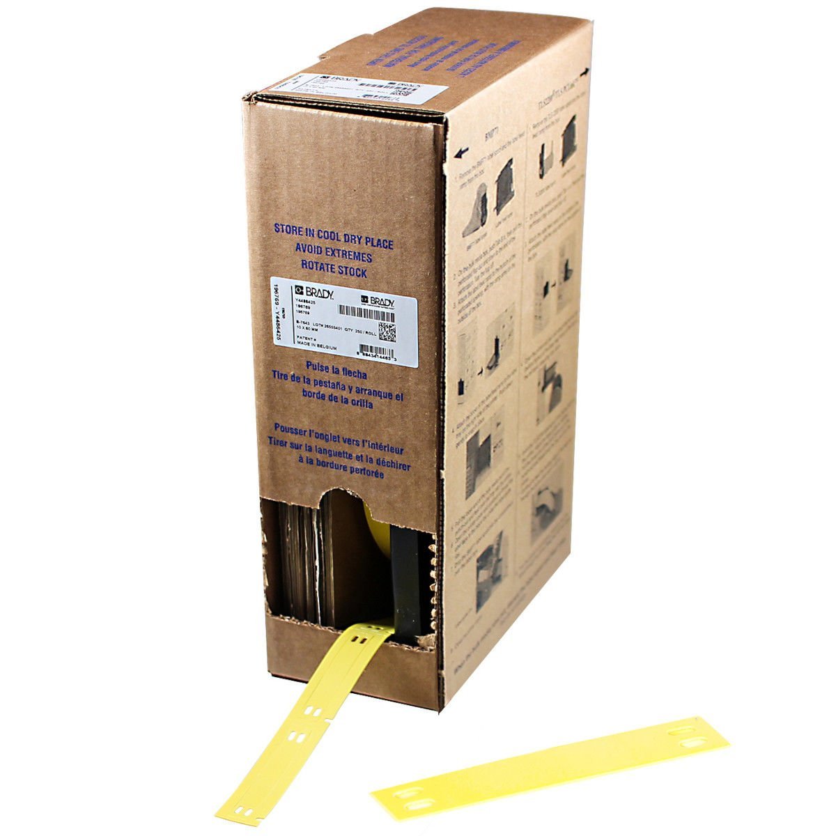 BM71-10x60-7643-YL Sarı etiket