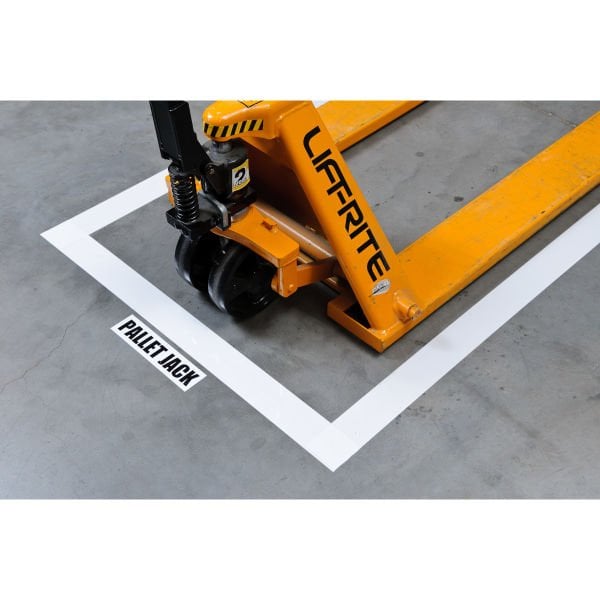 Brady 104311 5cm X 30mt Beyaz Yer Bandı