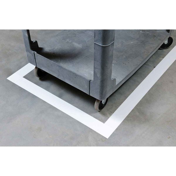 Brady 104311 5cm X 30mt Beyaz Yer Bandı