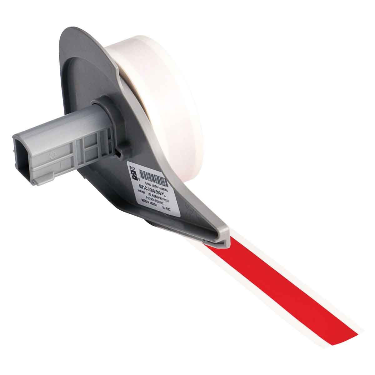 Brady M71C-500-595RD Kırmızı Vinil Etiket