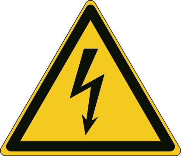 Brady ISO 7010 Elektrik Güvenlik İşaret Etiketi