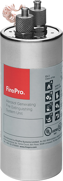 FİREPRO Yangın söndürme jeneratörü FP-40T