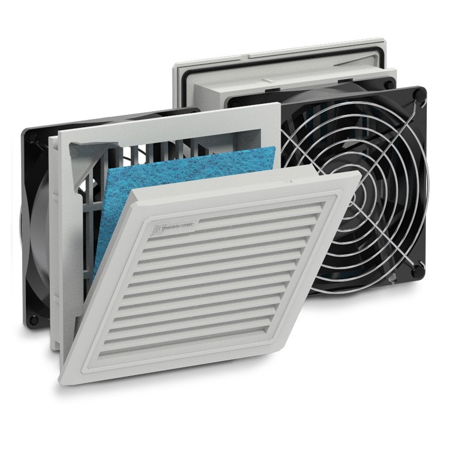 TF 2.000 Fanlı Filtre 230Vac IP54 150x150mm 92m3